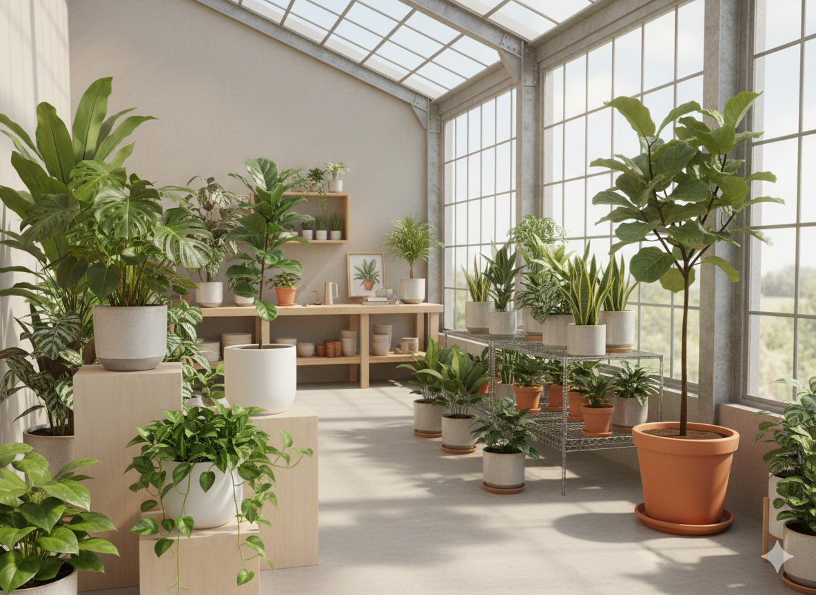 Plantedrivhus udvalg